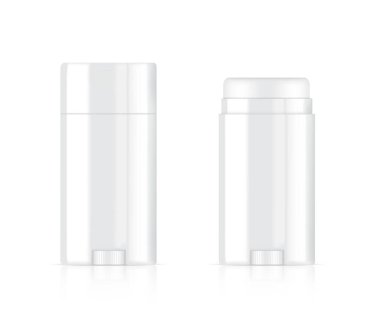 3 Boyutlu Deodorant Şişesi Beyaz Arkaplan Resimleri Üzerine Gerçekçi Kozmetik Ürünler İçin Model Yap. Sağlık ve Tıp Konsepti Tasarımı.