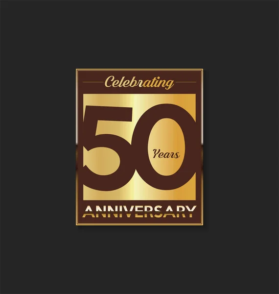 Anniversario Design Moderno Sfondo — Vettoriale Stock