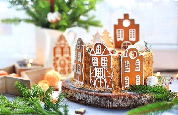 Noel kek gingerbreads ile