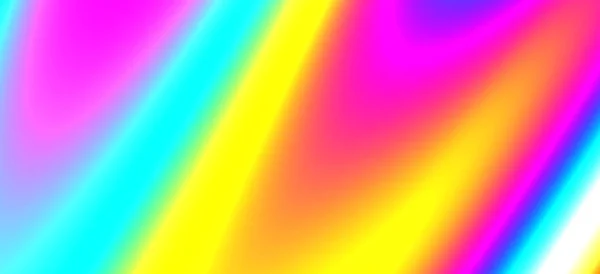 Gökkuşağının renkleri parlak arka planda. Bir gradyan ile banner. 3D render.