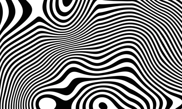 Siyah beyaz çizgili düştü zebra tarzında. Çizgili arka plan. Seçenek 6. 3D render