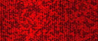 Soyut kırmızı üçgenler. 3B render 