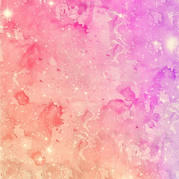 Space Watercolor High Resolution Background — Stock Photo, Image