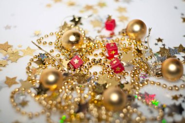 Noel ve yeni yıl tatilleri arka plan, kış sezonu. Noel tebrik kartı