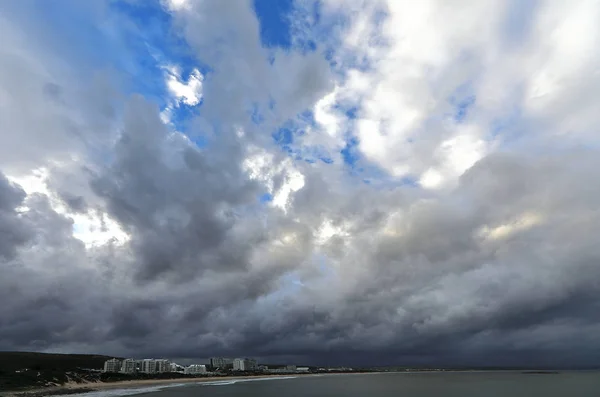 Cold fronts can come with the most spectacular cloudscapes like this one at Dias Bay on the Garden Route of South Africa near Mossel Bay.