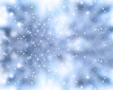 Kar taneli Noel kartı. Gizemli kar geçmişi.