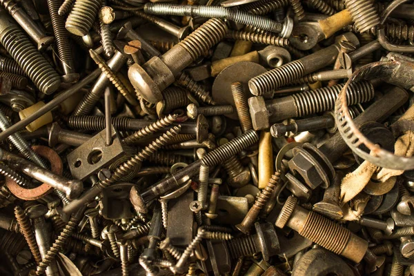 arka plan sanatında paslı cıvata lar ve somun lar