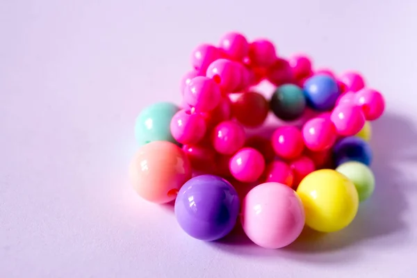 Färgglada Ballonger Vit Bakgrund — Stockfoto