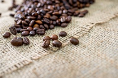 aromalı kahve çekirdekleri çuval torbası