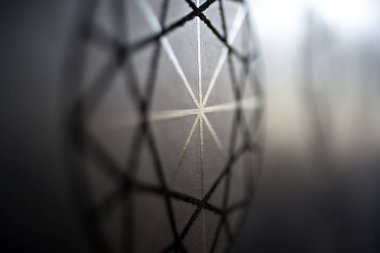 geometrik elemanlar ve çizgilerle soyut arka plan