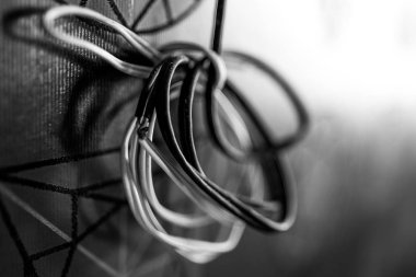 geometrik elemanlar ve çizgilerle soyut arka plan