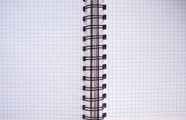 Σημειωματάριο Λευκό Σχεδιασμό Φόντου — Φωτογραφία Αρχείου