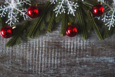 noel kompozisyon çan ve Yeni Yıl süslemeleri arka plan