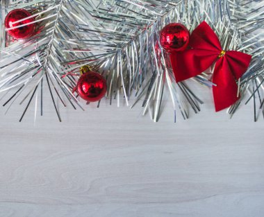 noel kompozisyon çan ve Yeni Yıl süslemeleri arka plan