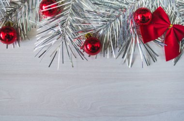 noel kompozisyon çan ve Yeni Yıl süslemeleri arka plan