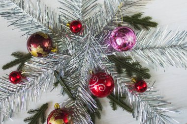 noel kompozisyon çan ve Yeni Yıl süslemeleri arka plan