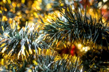 Soyut Noel arka plan bokeh