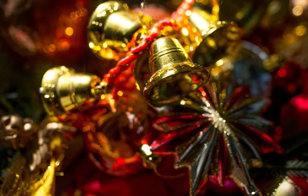 Рождественские Колокола Новогодние Украшения — стоковое фото