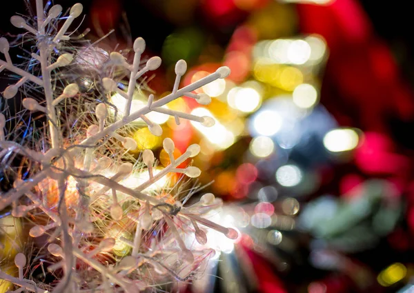 Abstracte Kerstmis Achtergrond Bokeh — Stockfoto