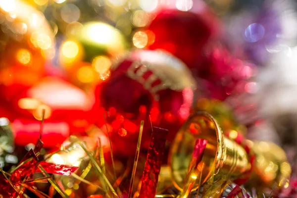 Campanas Composición Navidad Decoraciones Año Nuevo Fondo — Foto de Stock