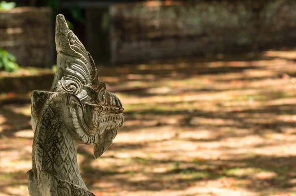 Closd Head Serpent Temple Belief Buddhism — Stock Photo, Image