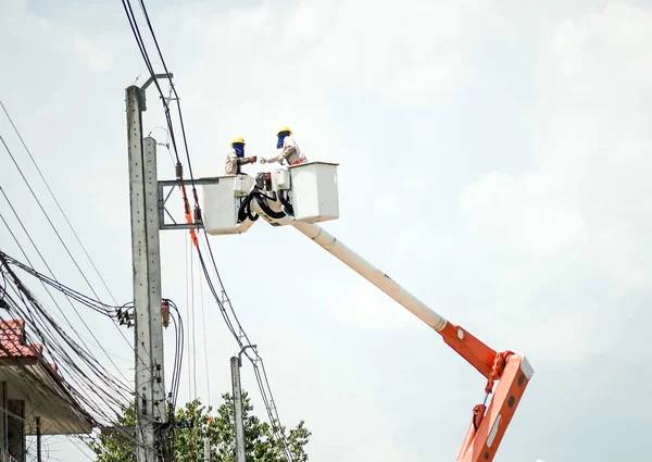 Électricien de puissance Images De Stock Libres De Droits