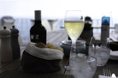 İtalya deniz yamaç kafe