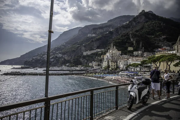 Vista Para Costa Amalfi — Fotografia de Stock