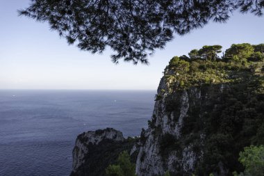  İtalyanca Capri sahil doğa 