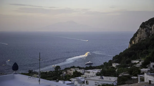 Nas Ruas Ilha Italiana Capri — Fotografia de Stock