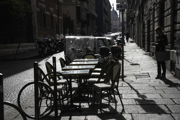 Открытое Кафе Риме — стоковое фото