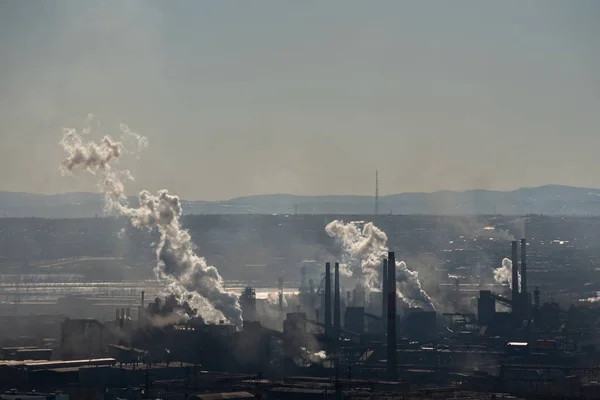 Eisen Und Stahlwerke Der Stadt Magnitogorsk Russland — Stockfoto