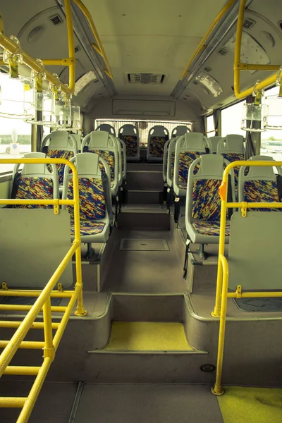 Interior Bus Vintage Color Style — Stock Photo, Image