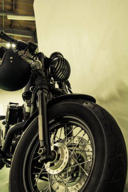 Vintage motosiklet detay