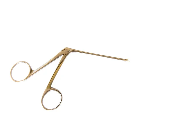 Instrumenty chirurgiczne (pęsety, szczypce, zacisk ostrza, Skalpel — Zdjęcie stockowe