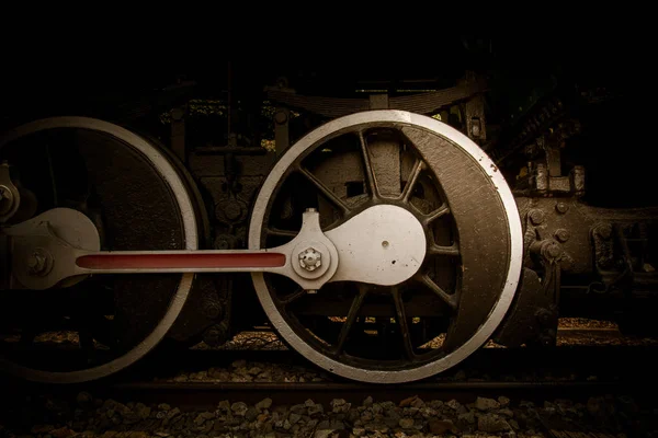Vintage Steam engine locomotive train — Stock Photo, Image