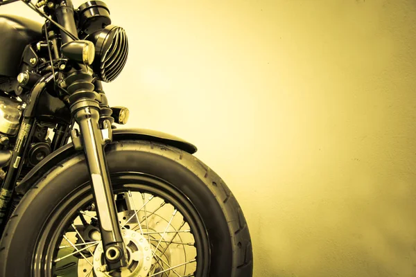 Detalhe da motocicleta vintage — Fotografia de Stock