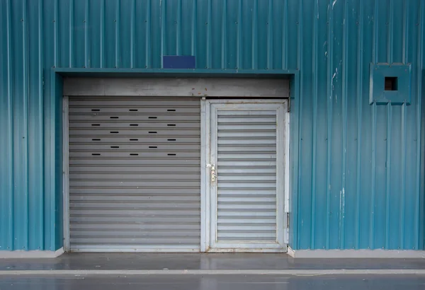 Corrugated metal sheet — Stock Photo, Image