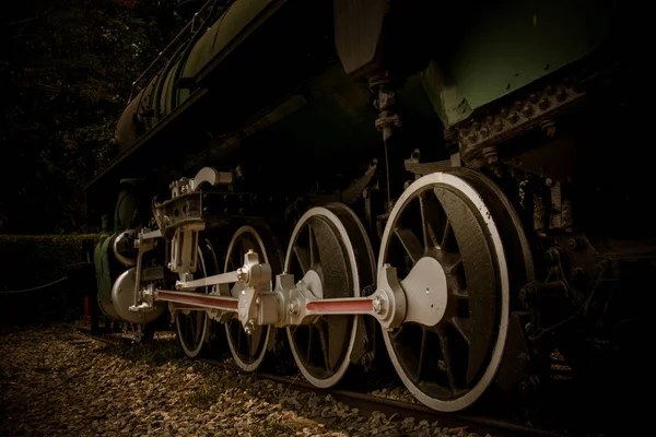 Vintage Steam engine locomotive train — Stock Photo, Image