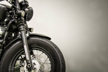 Vintage motosiklet detay