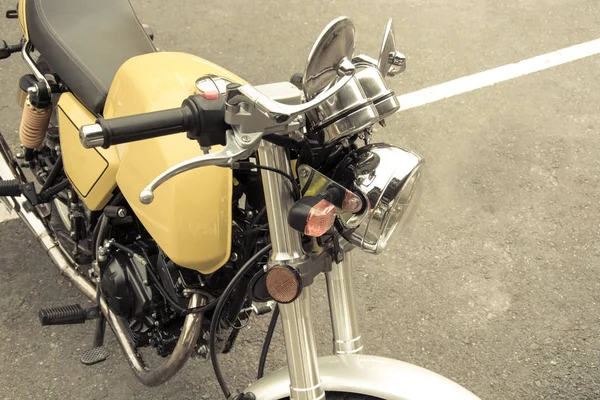Detalle moto vintage, tono vintage — Foto de Stock