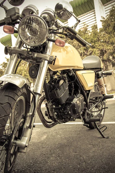 Vintage Motorcycle detail,vintage tone — Stock Photo, Image