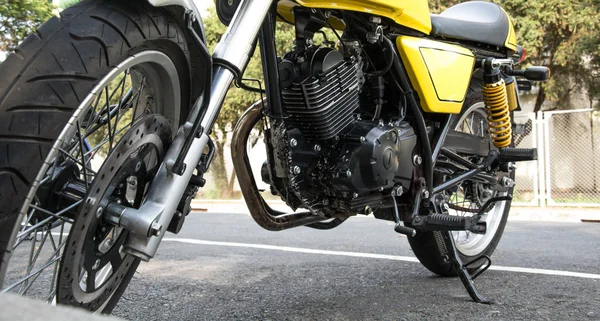 Zabytkowych motocykli szczegóły — Zdjęcie stockowe