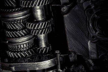 Motor yakın çekim vites