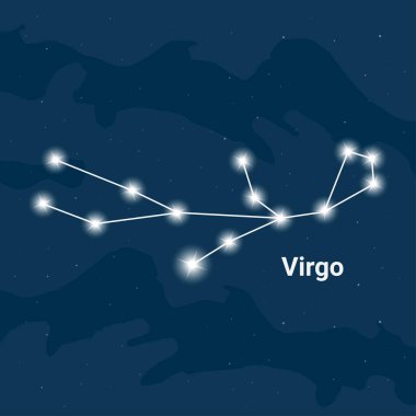 Başak takımyıldızı yönünde (Maiden) - vektör