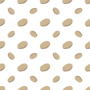 Patates Dikişsiz desen arka plan - vektör