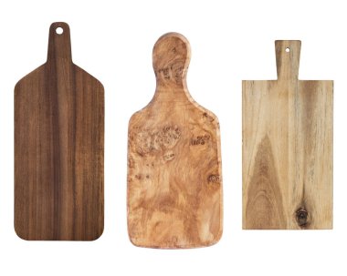 Üç beyaz adam izole mutfak ahşap Komiteler kesme