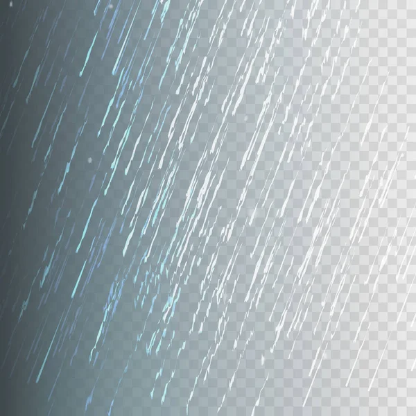 Hisse senedi vektör çizim yağmur, yağış Isolated şeffaf bir arka plan üzerinde. Yağmur fırtınası, yağmur, yağış, çiseleyen yağmur, yağmur, yağmur ormanları, muson, su damlaları. EPS 10