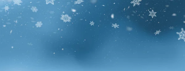 Illustrazione vettoriale stock neve che cade. Fiocchi di neve, nevicate. Sfondo trasparente. Caduta di neve. EPS 10 — Vettoriale Stock