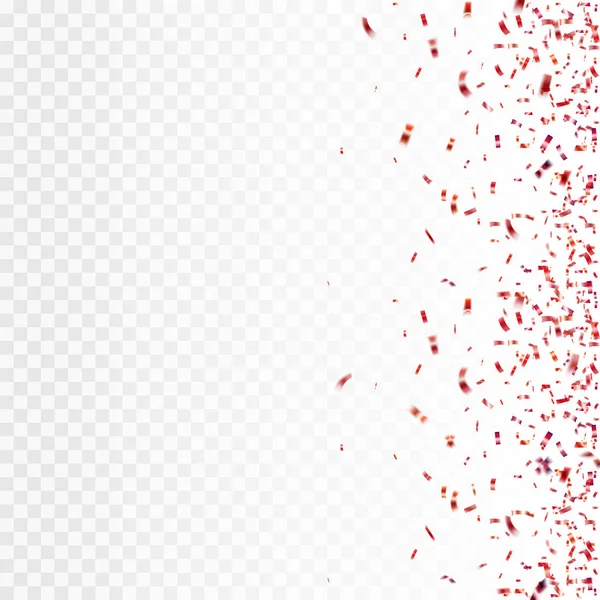 Illustration vectorielle de stock confettis roses isolés sur un fond transparent. SPE 10 — Image vectorielle